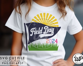 Field Day 2024 png, Field Day svg, 300 dpi, svg files for cricut, dtf image, clipart, iron on, sublimination, school shirts
