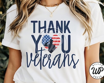 Thank You Veterans, Veterans Day svg, Patriotic, American Flag, png, dxf, svg files for cricut, , shirts, sublimination, vinyl cut