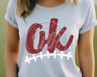 Oklahoma Football SVG, Grunge Style (Digital Download)