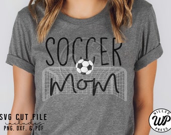Soccer Mom svg, Soccer goal, png, dxg, svg files for cricut, , vinyl cut file, sublimination, iron on, shirts, silouhette