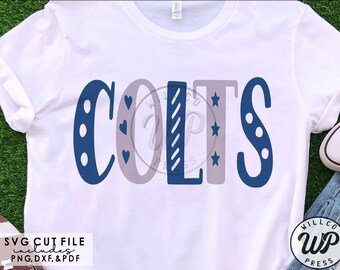 Colts Mascot png, Colts cheer svg, cheer shirts, dtf image, digital download, sublimination