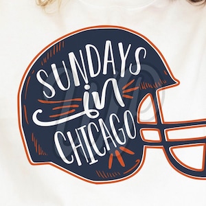Sundays in Chicago, Chicago Football svg, png, dxf, svg files for cricut, , sublimination, iron on, vinyl cut, chicago shirts