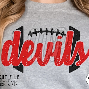 Devils Distressed svg, mascot, png, dxf, digital, cut file, Instant download