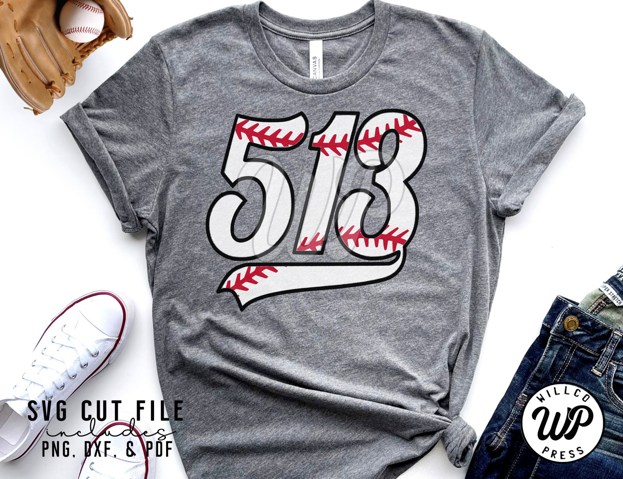 513 Baseball Png, Cincinnati Svg, Cincy Area Code, Sublimination