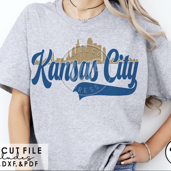 KC skyline png, Kansas City svg, svg files for cricut, sublimination, dtf transfer ready, clipart, dxf for silhouette, vinyl cut file