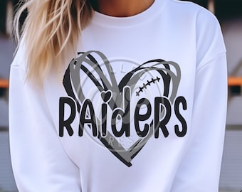 Raiders svg, Football svg, png, dxf, svg files for cricut, vinyl cut file, iron on,  mascot clipart, , sublimination