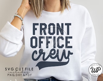 Front Office Crew Svg, School Worker Svg, Teacher Teams Svg, Png