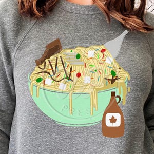 Elf Spaghetti Sweatshirt in Green main image 0
