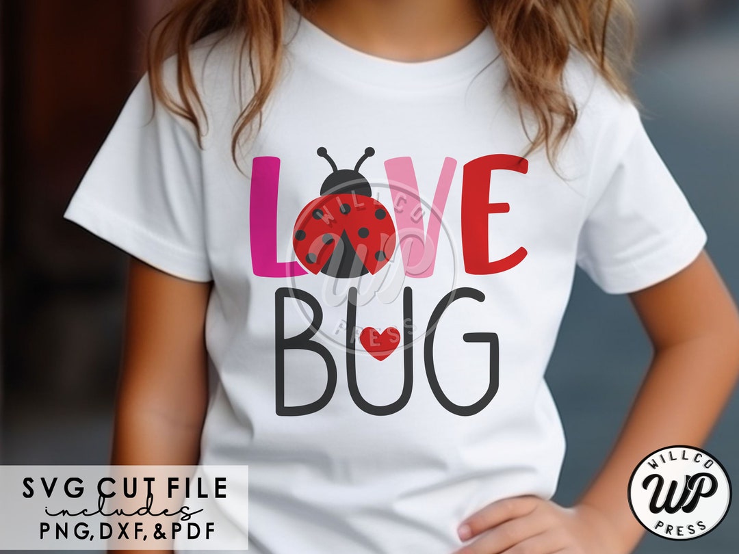 Love Bug Svg, Valentines Day Svg, Ladybug Sublimination, Svg for Cricut ...