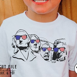 Mount Rushmore svg, Patriotic svg, America Flag svg, png, dxf, svg files for cricut, shirt, sublimination, iron on, clipart, memorial day