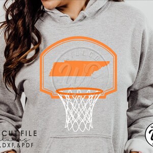 TN basketbal SVG, Tennessee, grunge, noodlijdende, PNG, DXF, SVG-bestanden voor cricut, vinyl gesneden bestand, sublimatie,