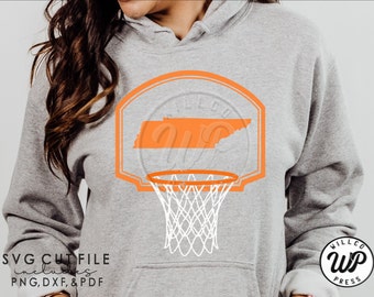 TN Basketball svg, Tennessee, grunge, distressed, png, dxf, svg files for cricut, vinyl cut file, sublimation,