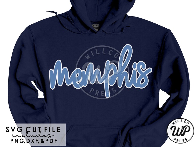 Memphis script svg, Memphis svgs, sublimination, svg files for cricut, dxf for silhouette, vinyl cut file, football clipart, cute cursive, city designs, iron on, dtf printing, outfit ideas, trendy sports svg, willco press designs