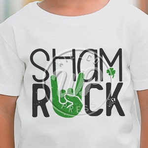 Sham Rock SVG | St. Patrick’s Day Grunge Distressed PNG | Kids & Adult Shirts | Sublimation | Iron-On | Vinyl Cut File | 300 dpi clipart