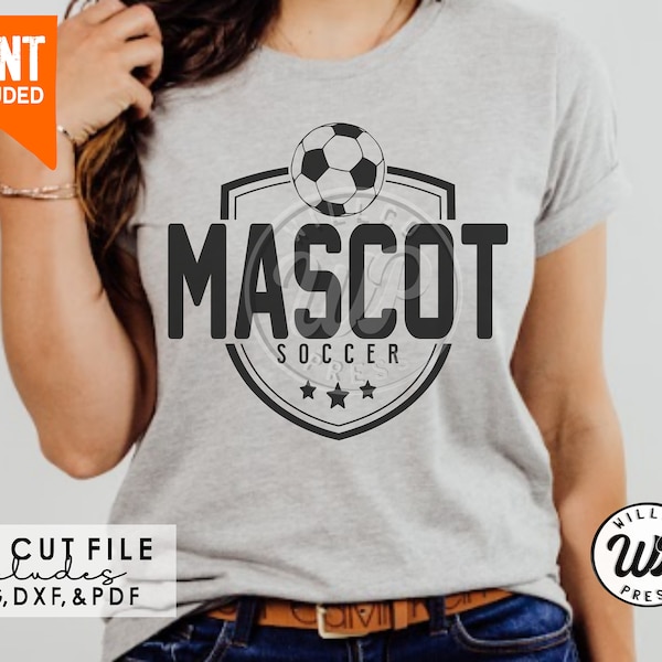 Soccer Template, Custom Soccer svg, Team Mascot, Instant Download, svg files for cricut, , sublimination, digital file