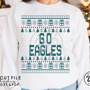 Eagles ugly christmas sweater discount