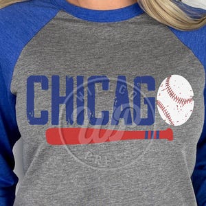 Chicago Grunge svg, Baseball svg, svg files for cricut, vinyl cut file, sublimination, iron on, png clipart
