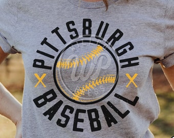 Pittsburgh Baseball svg, sublimination,  transparent png, digital, dxf, svg files for cricut, Pittsburgh shirts, iron on