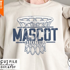 Basketball svg, Custom Template, retro grunge, dtf printing, sublimination, silouhette, clipart, svg files for cricut, svgs for shirts, vinyl cut file, digital download, basketball mom, team cheer shirt