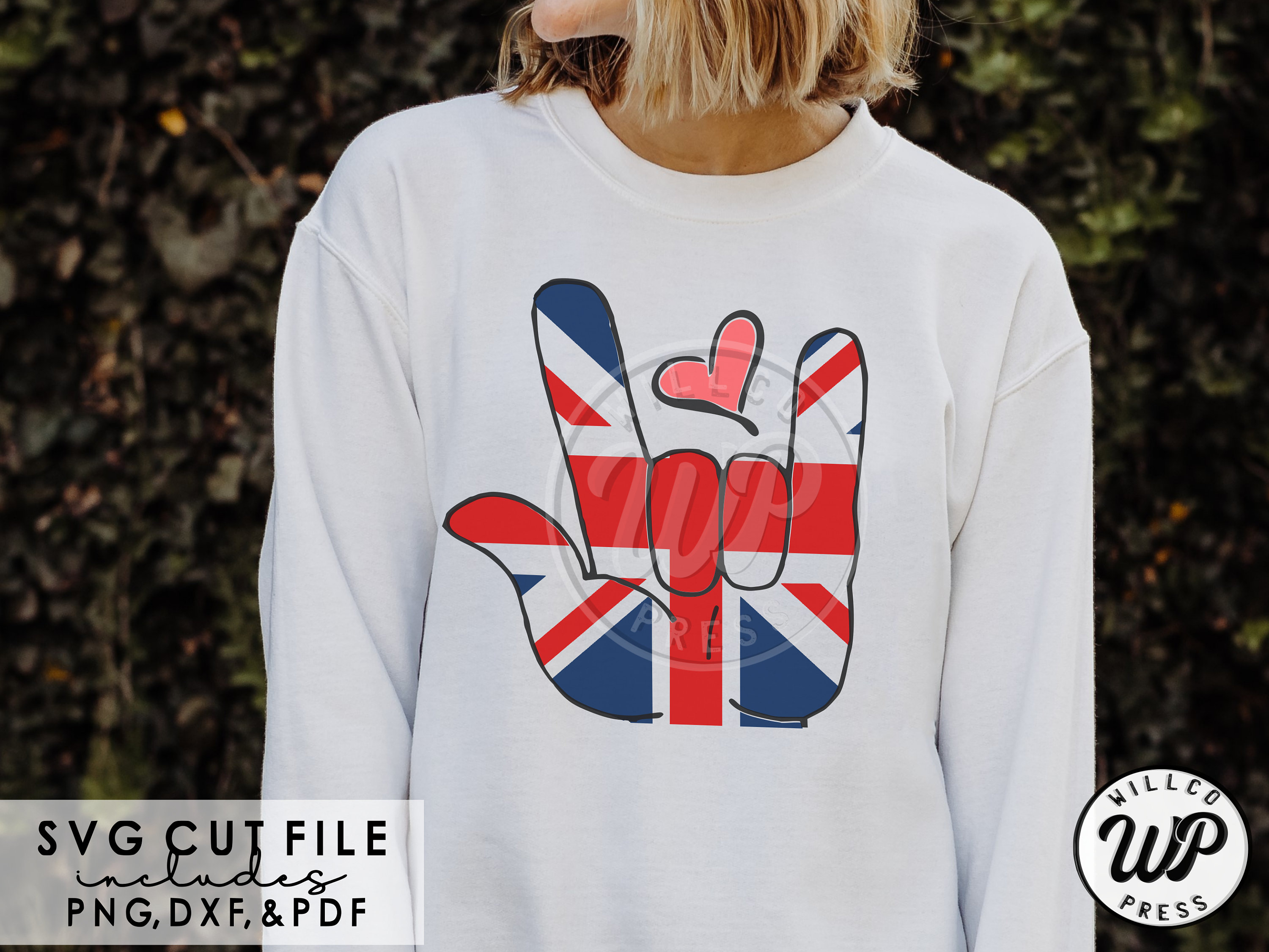 British Flag Svg Union Jack Svg Love Sign Language Svg Png - Etsy