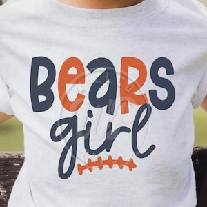 Bears Girl svg, Football svg, png, dxf, svg files for cricut, , vinyl cut file, iron on, sublimination