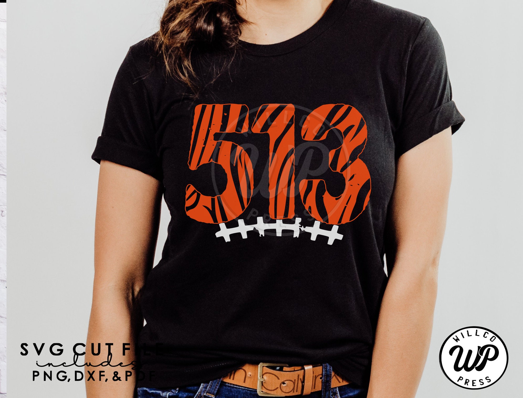 513 Cincinnati Svg Football Svg Grunge Distressed Png Dxf - Etsy