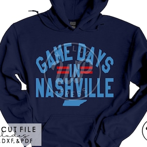Speldagen in Nashville, Tennessee SVG, transparante PNG, sublimatie, opstrijkbare, SVG-bestanden voor cricut, DXF voor silouhette