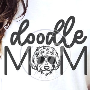 Doodle Mom svg, Hunderassen, Labradoodle Sonnenbrille, png Clipart, Becher Sublimation, Digital, Dtf Druck, svg Dateien für Cricut