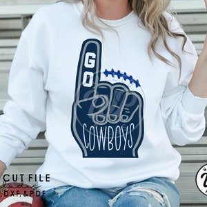 Go Cowboys Svg, Cowboys Football, Fan Foam Finger, Dxf, Png, Svg Files ...