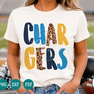 Chargers svg, Cheetah Print, svg files for cricut, , vinyl cut file, sublimation, iron on, shirts, png, dxf, heat transfer