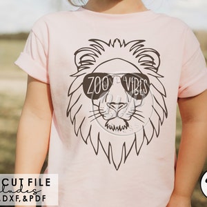 Zoo Vibes svg, Field trip svg, Lion Sunglasses, Safari party, dxf, dtf printing, sublimination, svg files for cricut, , zoo shirts