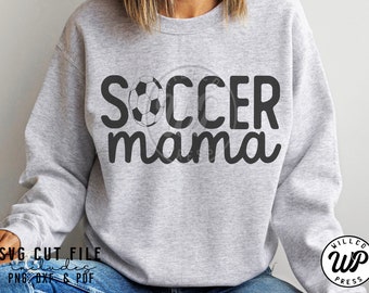 Soccer Mama svg, Soccer mom svg, png, dxf, svg files for cricut, shirt, iron on, sublimination
