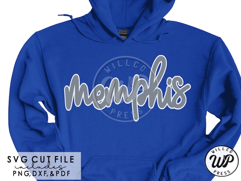 Memphis script svg, Memphis svgs, sublimination, svg files for cricut, dxf for silhouette, vinyl cut file, football clipart, cute cursive, city designs, iron on, dtf printing, outfit ideas, trendy sports svg, willco press designs