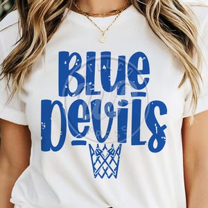 Blue Devils Basketball, sublimation, digitial download, transparent png, dxf for silhouette, svg files for cricut, dtf printing