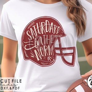Saturdays in Norman, Oklahoma Football, SVG Files for cricut, sublimination, , iron on, vinyl cut, oklahoma shirts, png, dxf