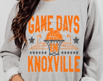 Game Days in Knoxville, Tennessee svg, retro basketball, png, dxf, svg files for cricut, , vinyl cut file, sublimination