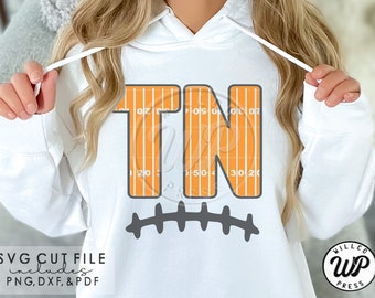 TN Football svg, Tennessee Football svg, png, dxf, svg files for cricut, , vinyl cut file, sublimination, iron on