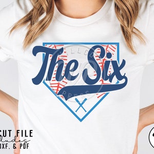 The Six Baseball, Toronto svg, png, dxf, svg files for cricut, , sublimination, vinyl cut file, iron on, game day shirts