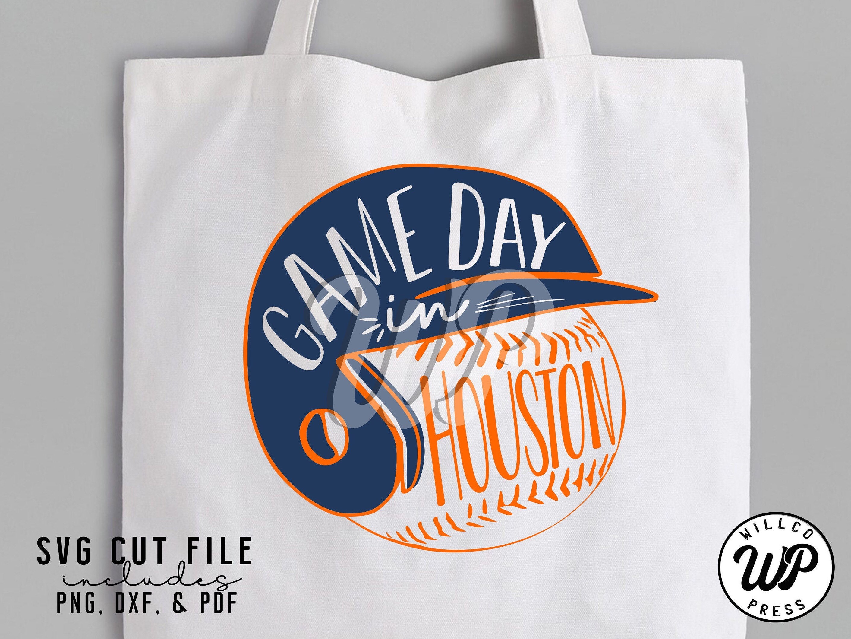 Game Day Svg Houston Baseball Png Dxf Svg Files