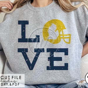 Michigan Football svg, Love svg, grunge distressed, png, dxf, svg files for cricut, sublimination, vinyl cut file, ironon,
