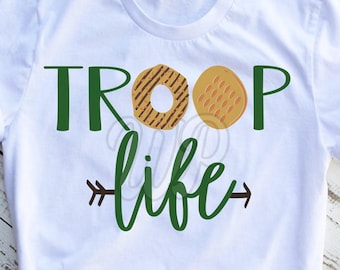 Scout svg, scout cookie svg, cookie svg, troop svg, scout troop svg, digital, planchado, archivo de corte svg, svg, dxf, archivo cricut, instantáneo, svg