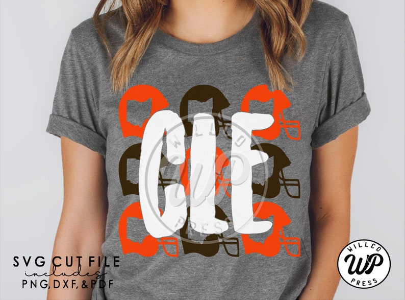 CLE Football Svg, Cleveland Ohio, Airport Code Svg, Png, Dxf, Svg Files ...