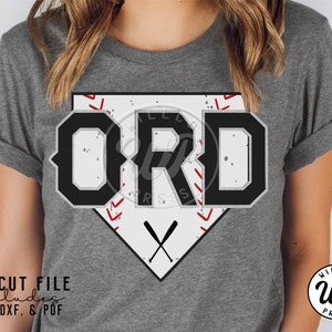 ORD svg, Chicago svg, baseball svg, airport code, grunge, distressed, png, dxf, cricut cut file
