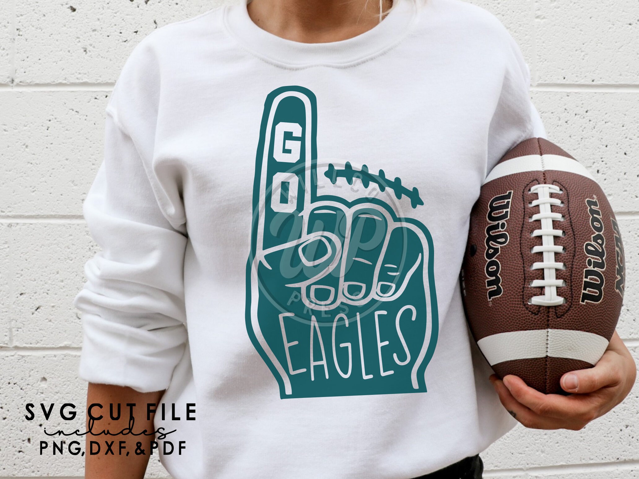 Go Eagles Svg Eagles Football Fan Foam Finger Dxf Png Svg Etsy