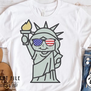 Statue of Liberty svg, Patriotic svg, America, png, dxf, svg files for cricut, , sublimination, vinyl cut file, iron on, kids usa