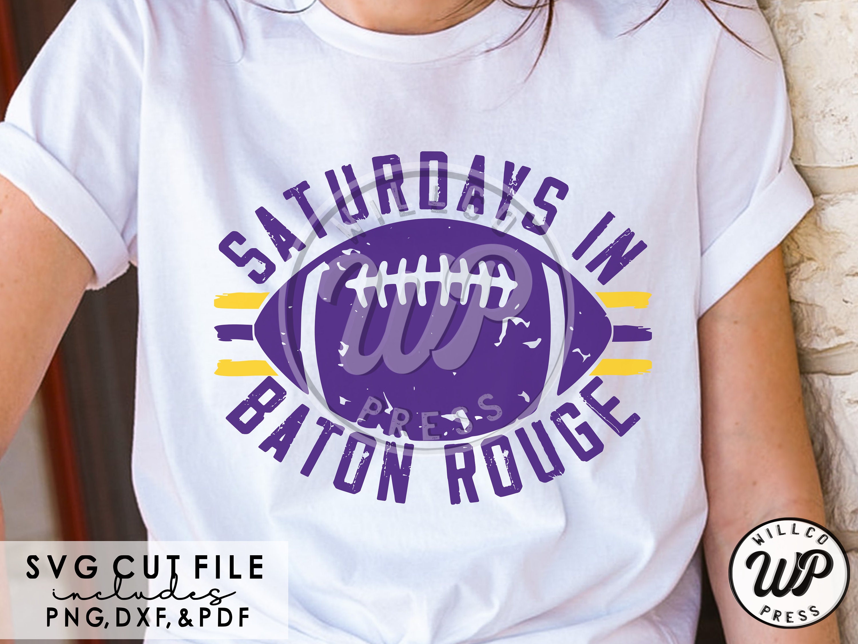 Saturdays in Baton Rouge, Louisiana Svg, Football Cut File
