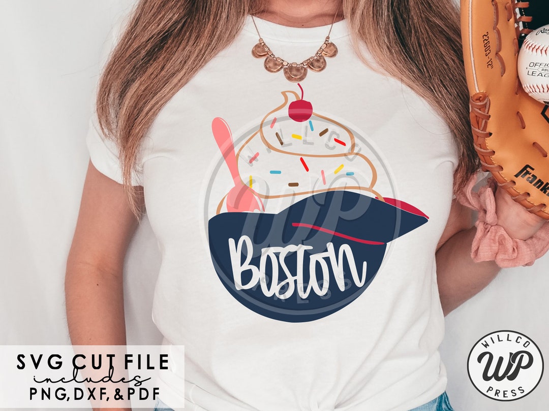 Ice Cream Helmet Boston Svg Baseball Svg Png Dxf Svg Etsy