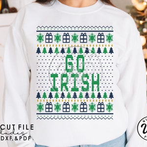 Notre dame christmas sweater sale