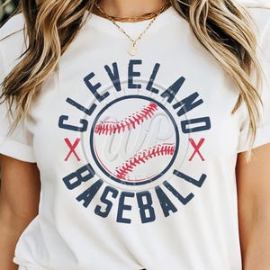 Cleveland Baseball svg, sublimination,  transparent png, digital, dxf, svg files for cricut, Cleveland shirts, iron on, retro shirt design, tumbler clipart, silouhette, vinyl cut file, outfit ideas