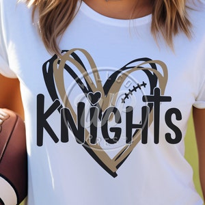 Knights svg, Football svg, png, dxf, svg files for cricut, vinyl cut file, iron on,  mascot clipart, shirt svgs, sublimination, cheer shirts, outfit ideas, silouhette, heat transfer